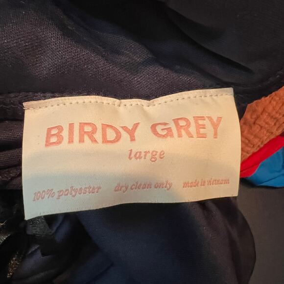 Birdy Grey Halter Top Dress Prom Bridesmaid Navy - L - Picture 7 of 7